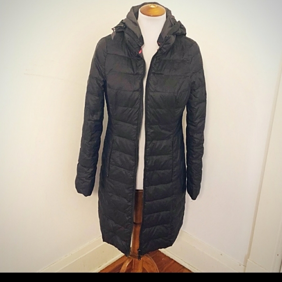 American Eagle Outfitters Jackets & Blazers - Euc American Eagle black Puffer Parka Down Jacket thigh length